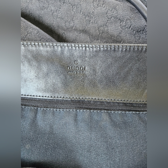 GUCCI tote black denim interlocking G Vintage - Picture 6 of 15